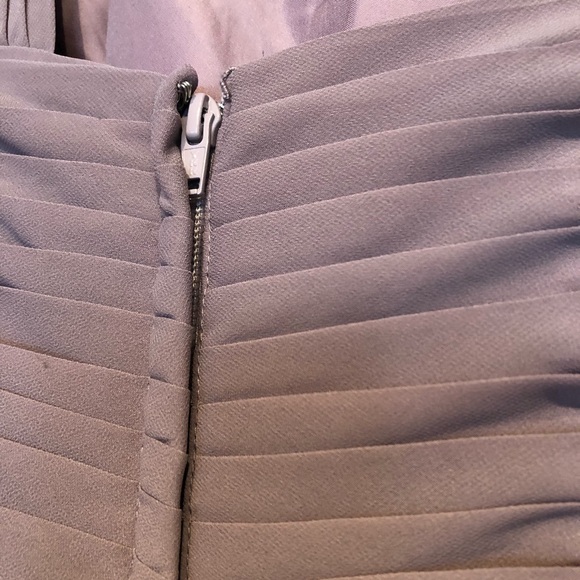 Floor-length A-line chiffon Azazie Kaleigh dress size 6 dusk - Picture 5 of 8